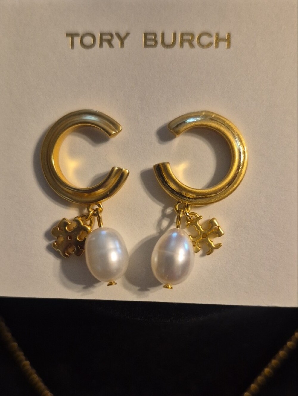 Tory Burch Pearl Drop Earrings